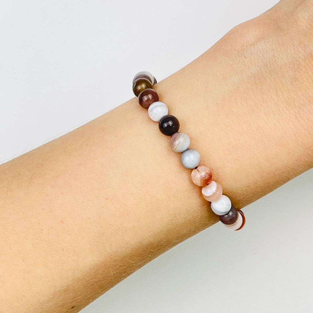 Браслет из ботсванского Агата 18 см