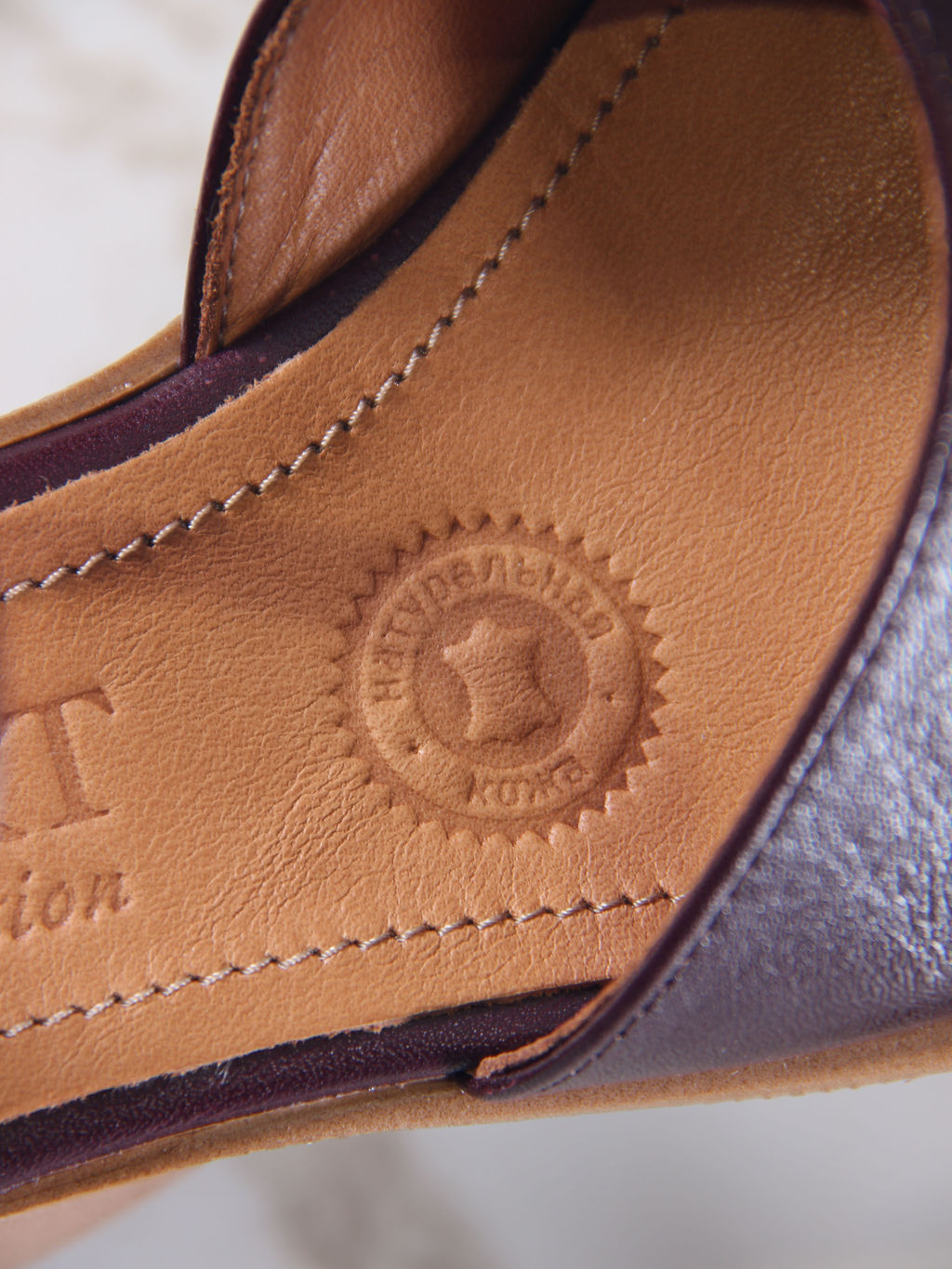 Босоножки 5032.23663be.Бордовый +коричневый