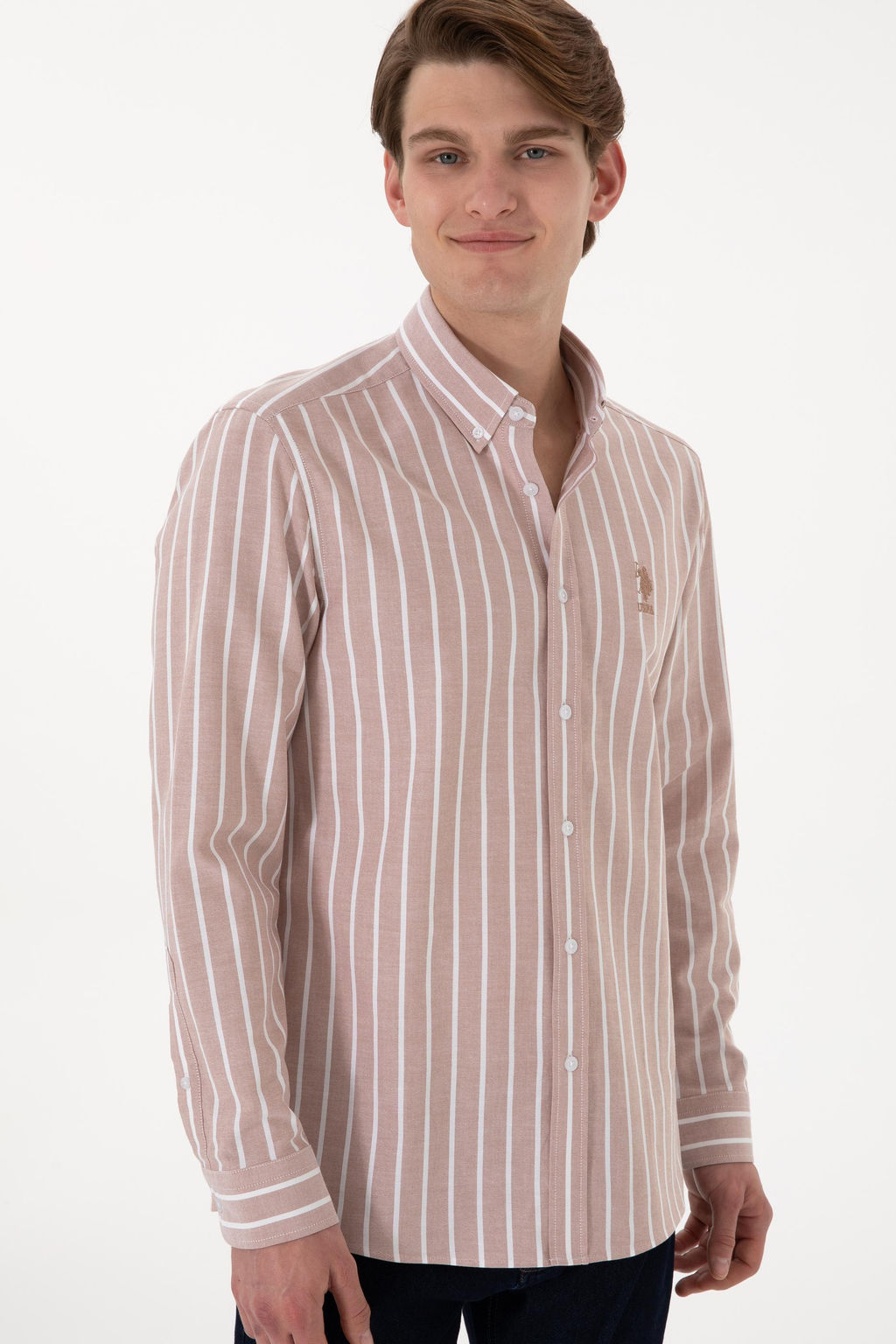 Erkek Camel Uzun Kollu G_mlek Sepette S_rpriz _ndirim - U.s. polo assn фото 3