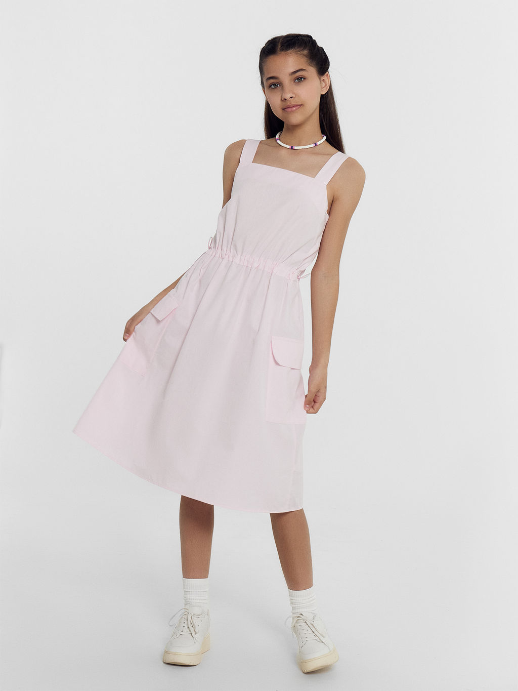 Сарафан для девочек в светло-розовом цвете - Mark formelle фото 2