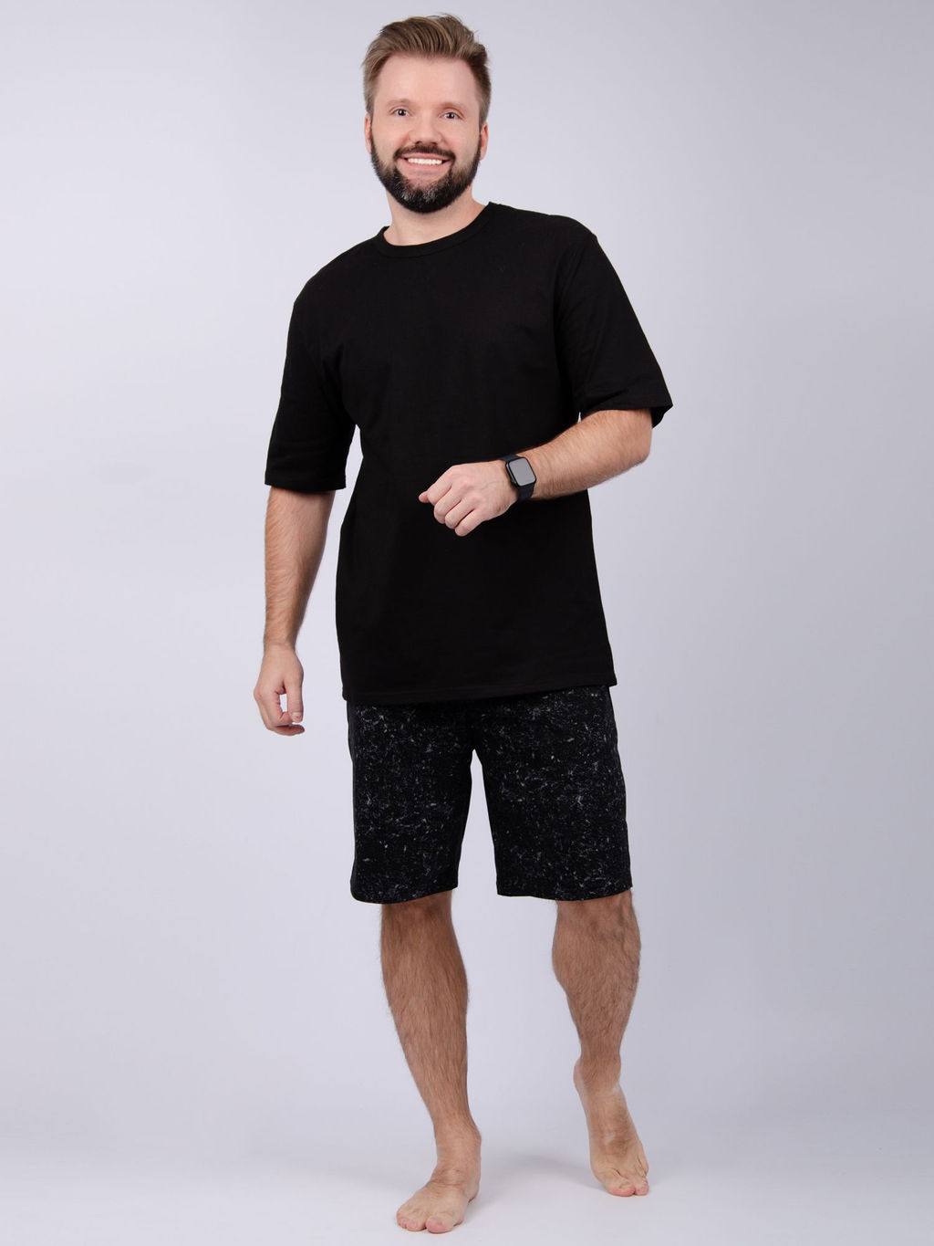 Костюм Крайт шорты, трикотаж (М) - Малина фото 2