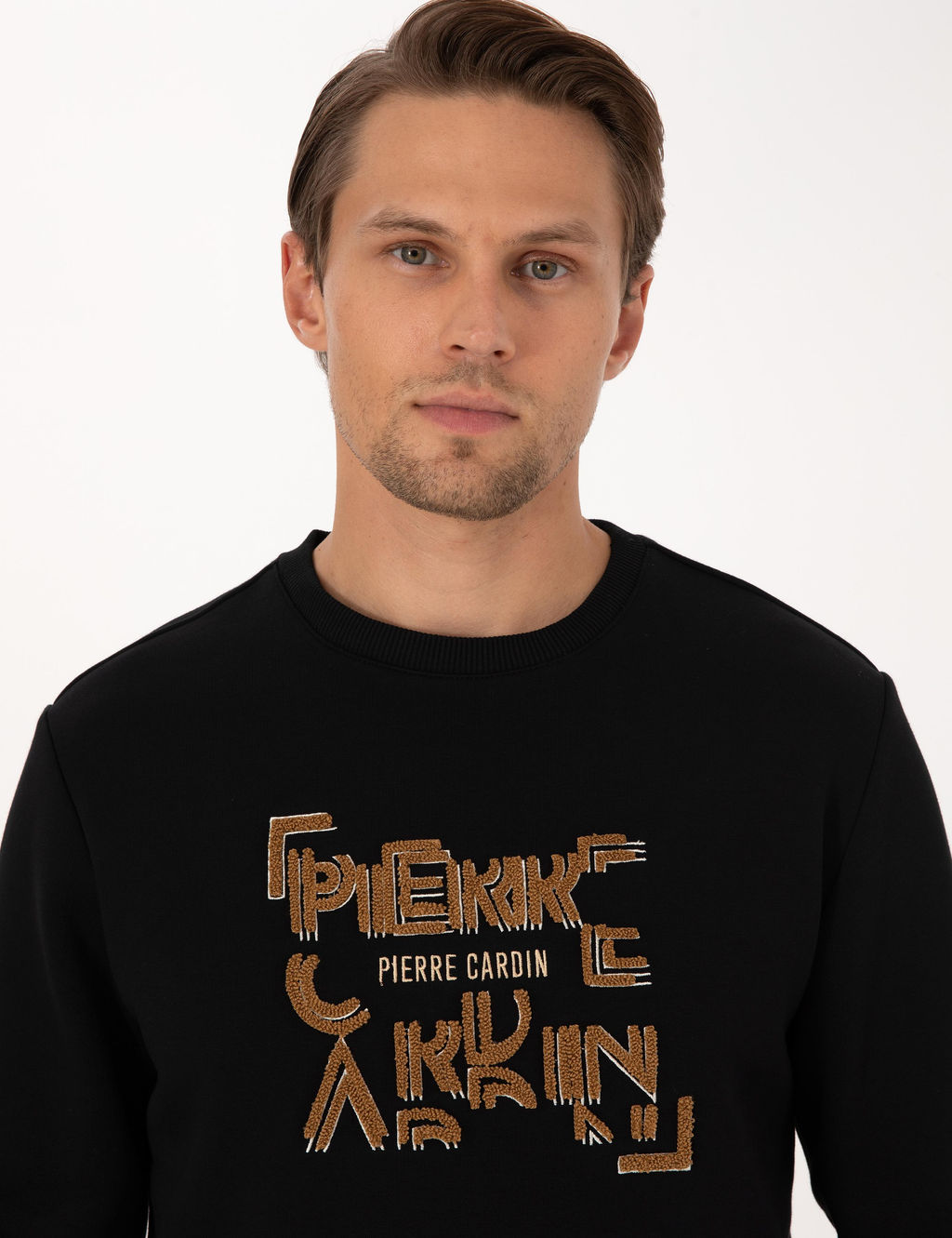Siyah Regular Fit Sweatshirt - Pierre cardin фото 2