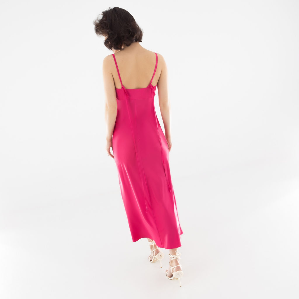 Платье из шелка, Очарование роскоши (pink)