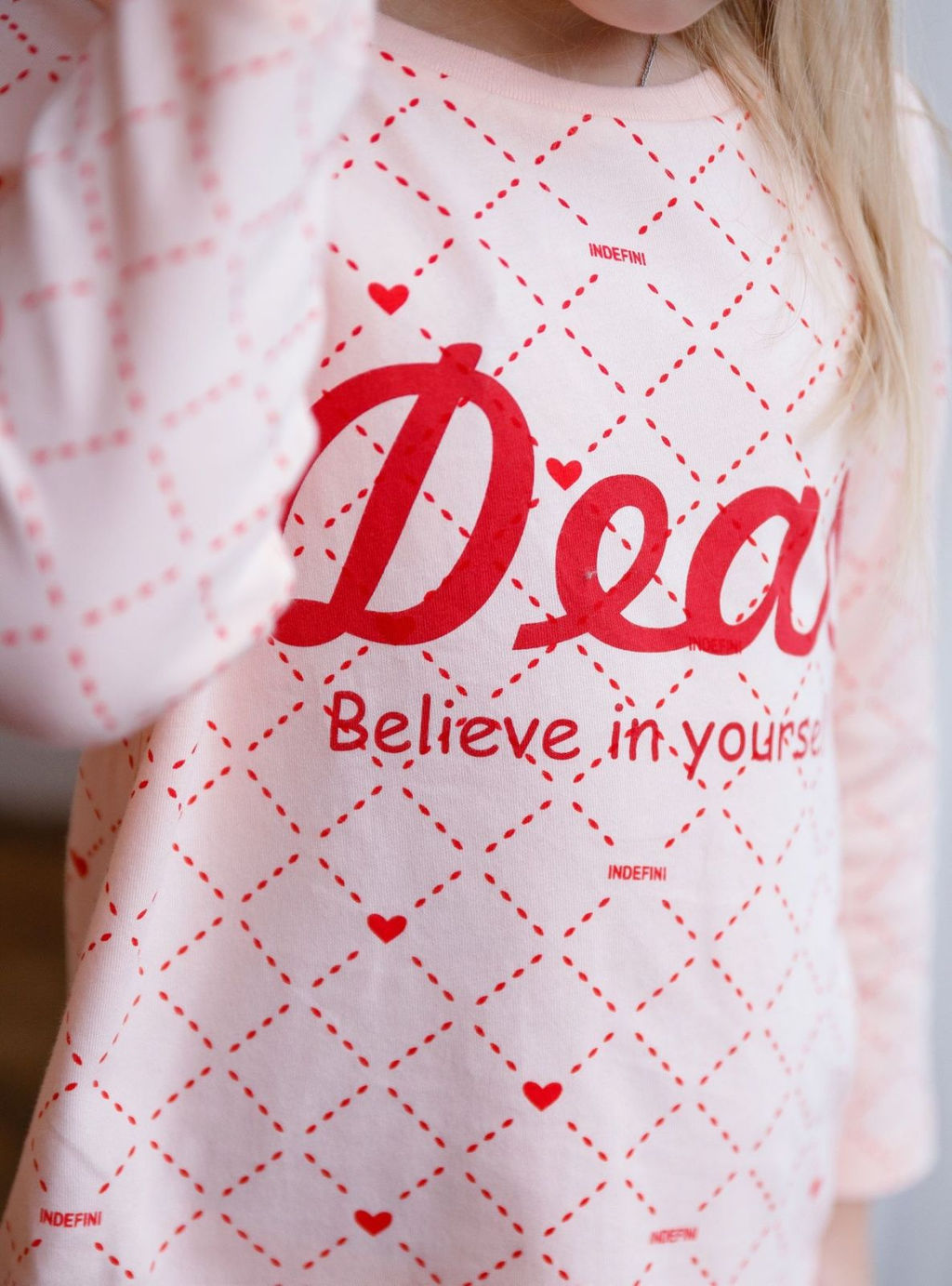 Детская пижама для девочек Indefini (Арт.3280GTC)