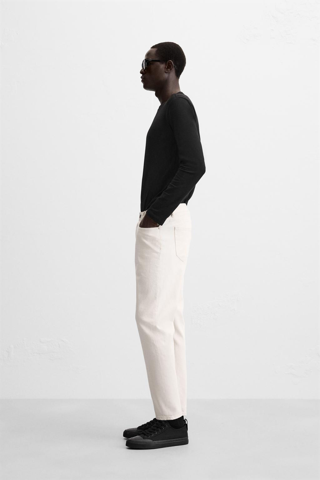 BASIC SLIM FIT T-SHIRT - Zara фото 12