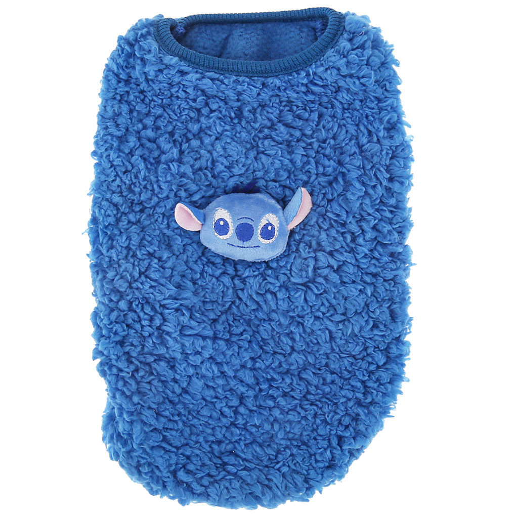 Пэт тойс (Pet toys) Одежда для собаки Жилетка с декором - коала, р-р L, длина спинки 28см/обхват груди 36см/обхват шеи 20см, цвет-синий, искусственный мех (100% полиэстер) (Китай) - Домашняя мода фото 5