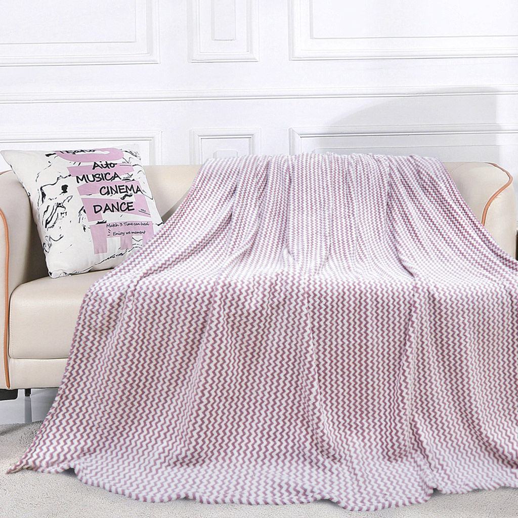 Плед/покрывало 170х230см Зигзаг удачи, велсофт, полиэстер 100%, плотность 300г/м2, упаковка: 18х33см пояс бумажный, Домашняя мода (Россия)  фото 6