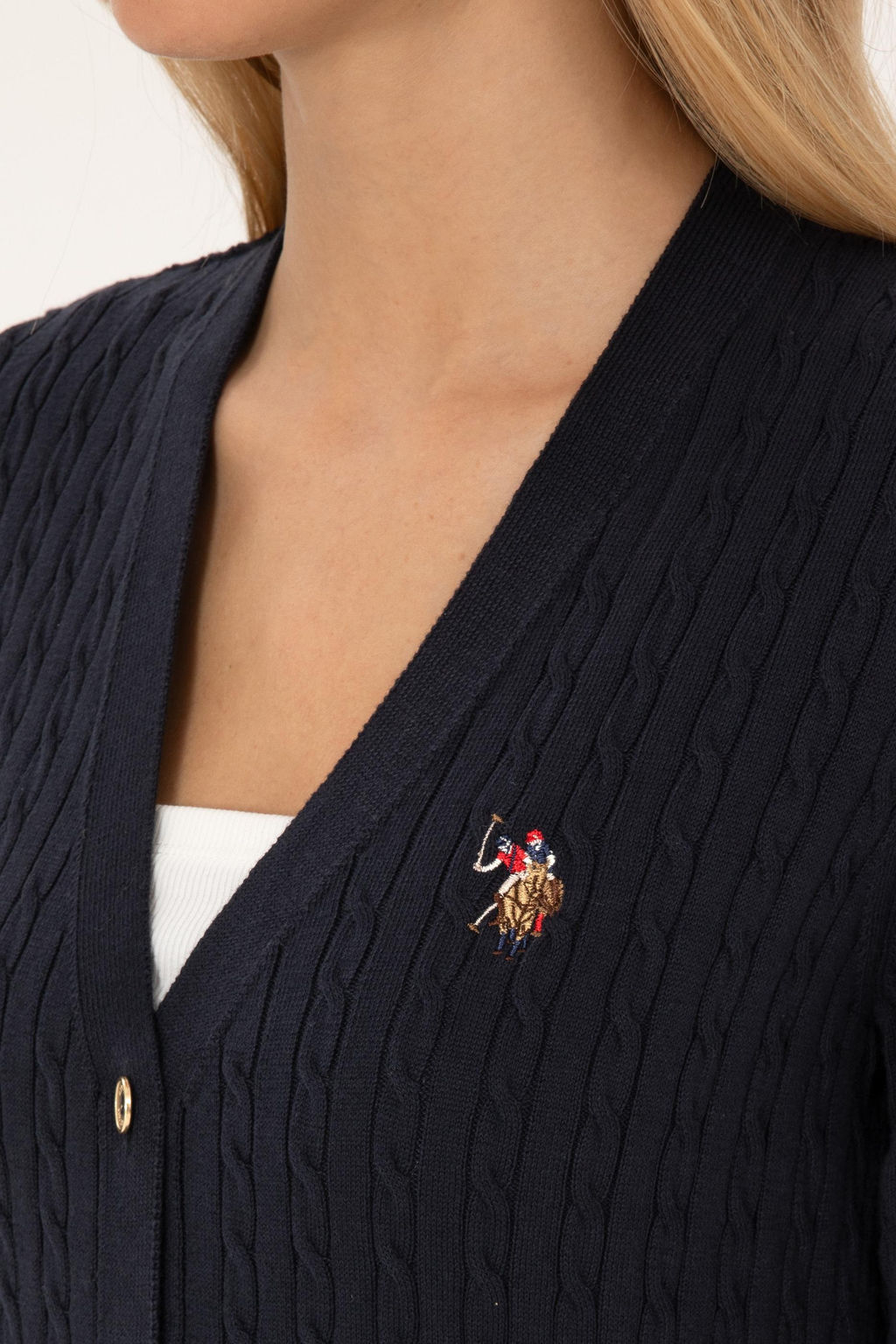 Kad_n Lacivert Basic Triko H_rka - U.s. polo assn фото 7