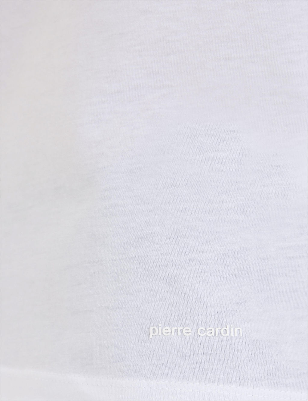 Beyaz Slim Fit V Yaka Basic Ti__rt - Pierre cardin фото 5