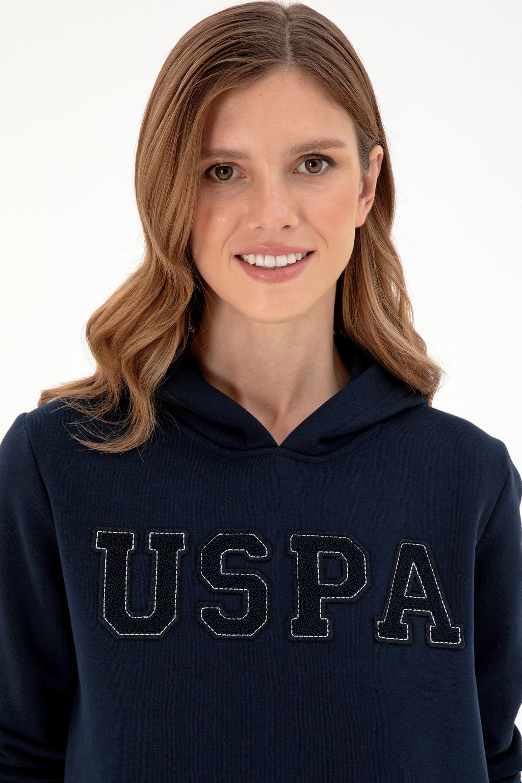 Женский темно-синий базовый свитшот Неожиданная скидка в корзине - U.s. polo assn фото 9