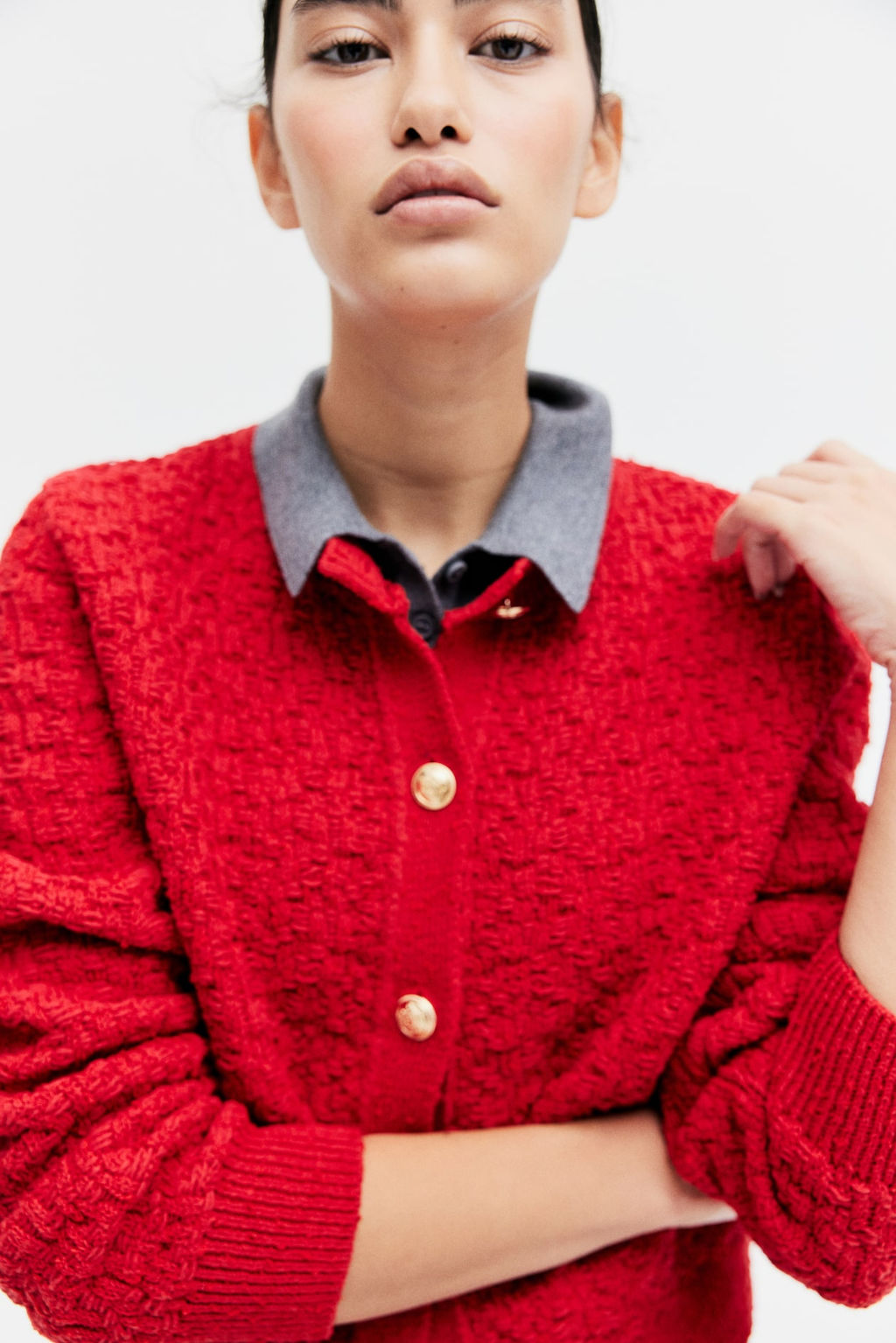 Cardigan en punto con textura - H&m фото 4