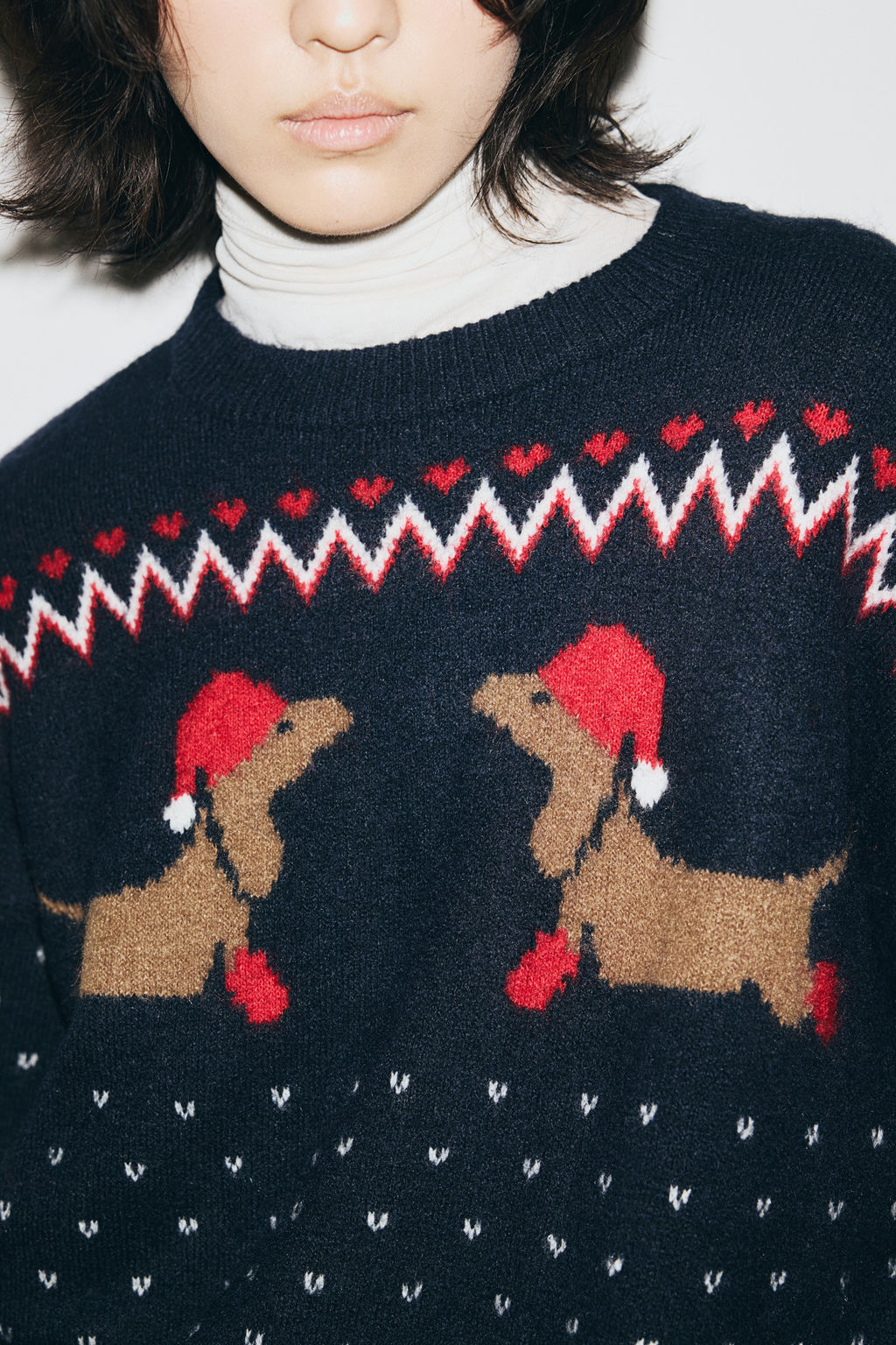 Jersey oversize en punto jacquard - H&m фото 7