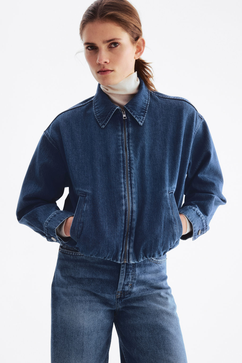 Cazadora denim oversize - H&m фото 3