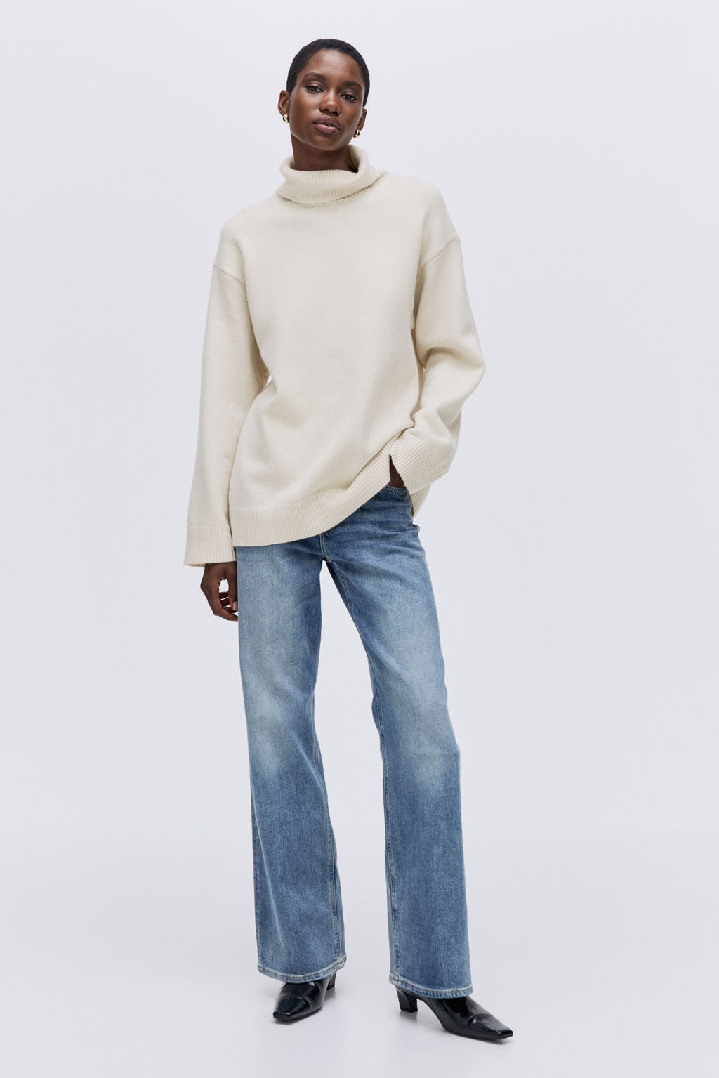 Jersey holgado de cuello alto - H&m фото 5