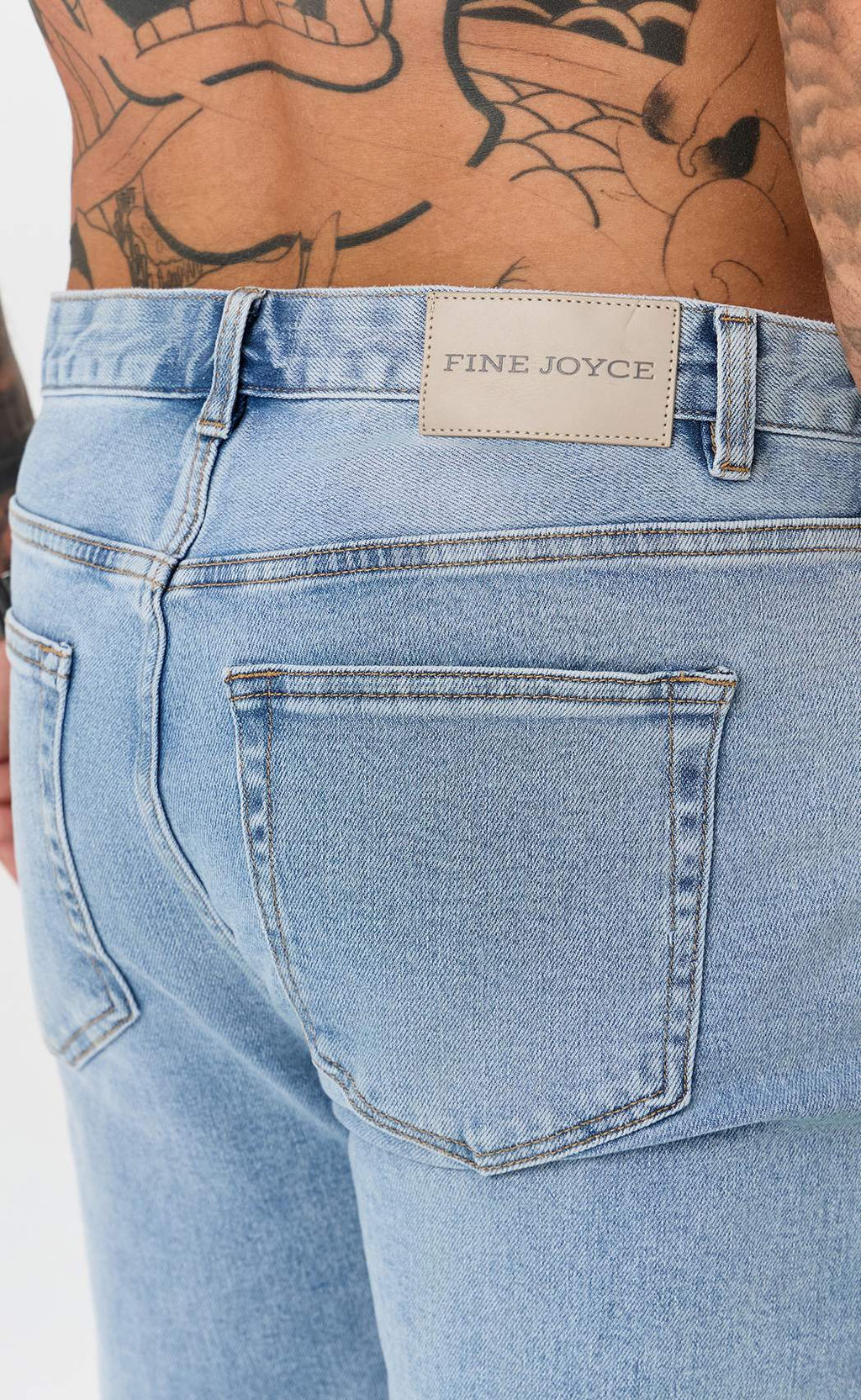 Джинсы муж. F611-0181 l.blue - Fine joyce фото 5