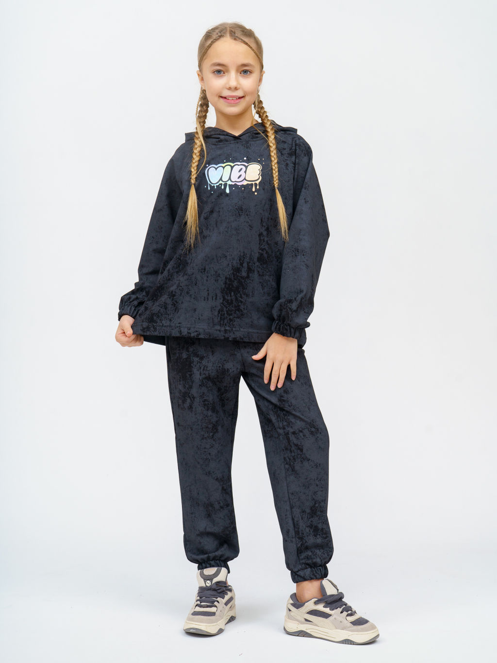 966Д Костюм детский "Черный/винтаж"