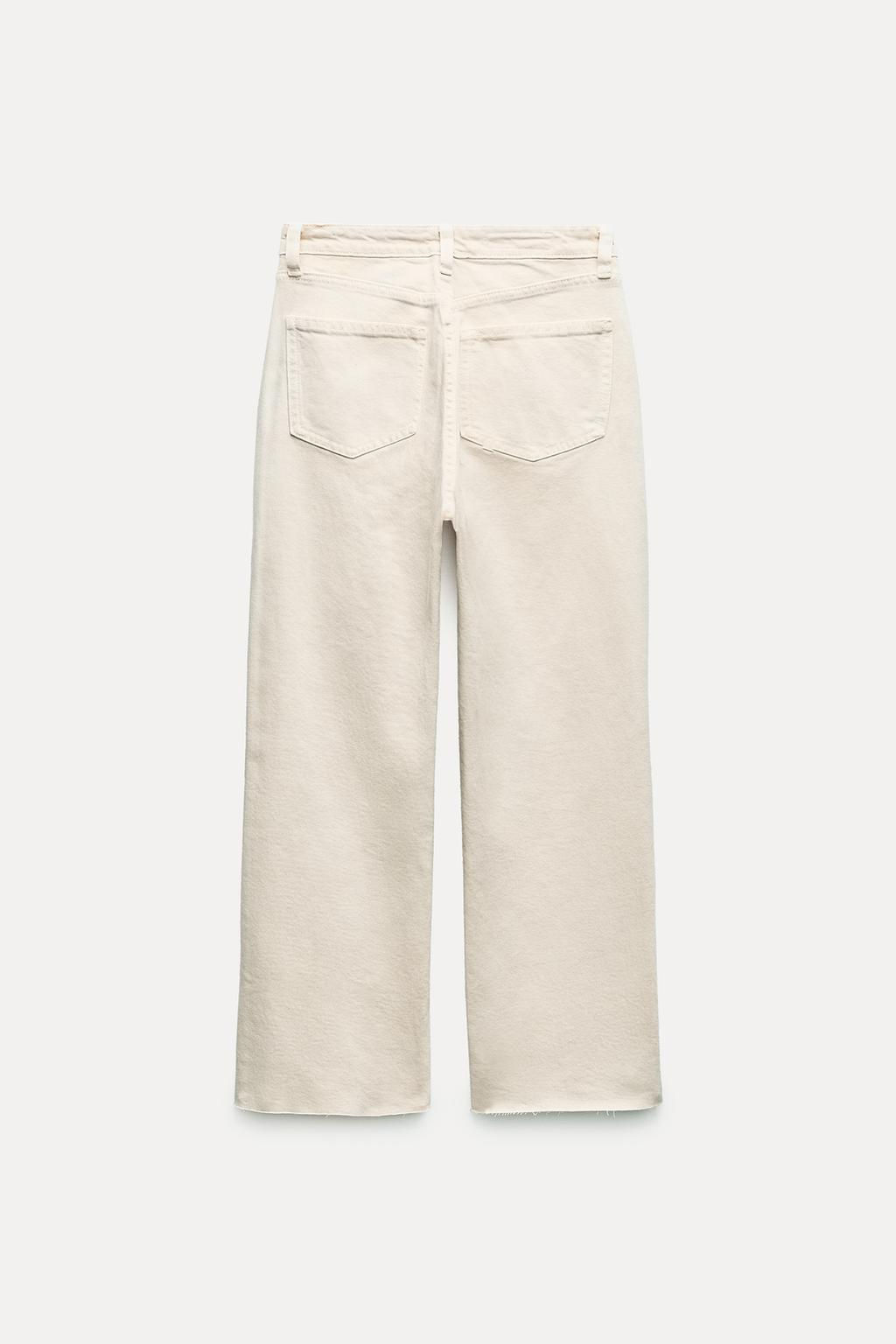 TRF CROPPED FLARE HIGH-WAIST JEANS - Zara фото 21