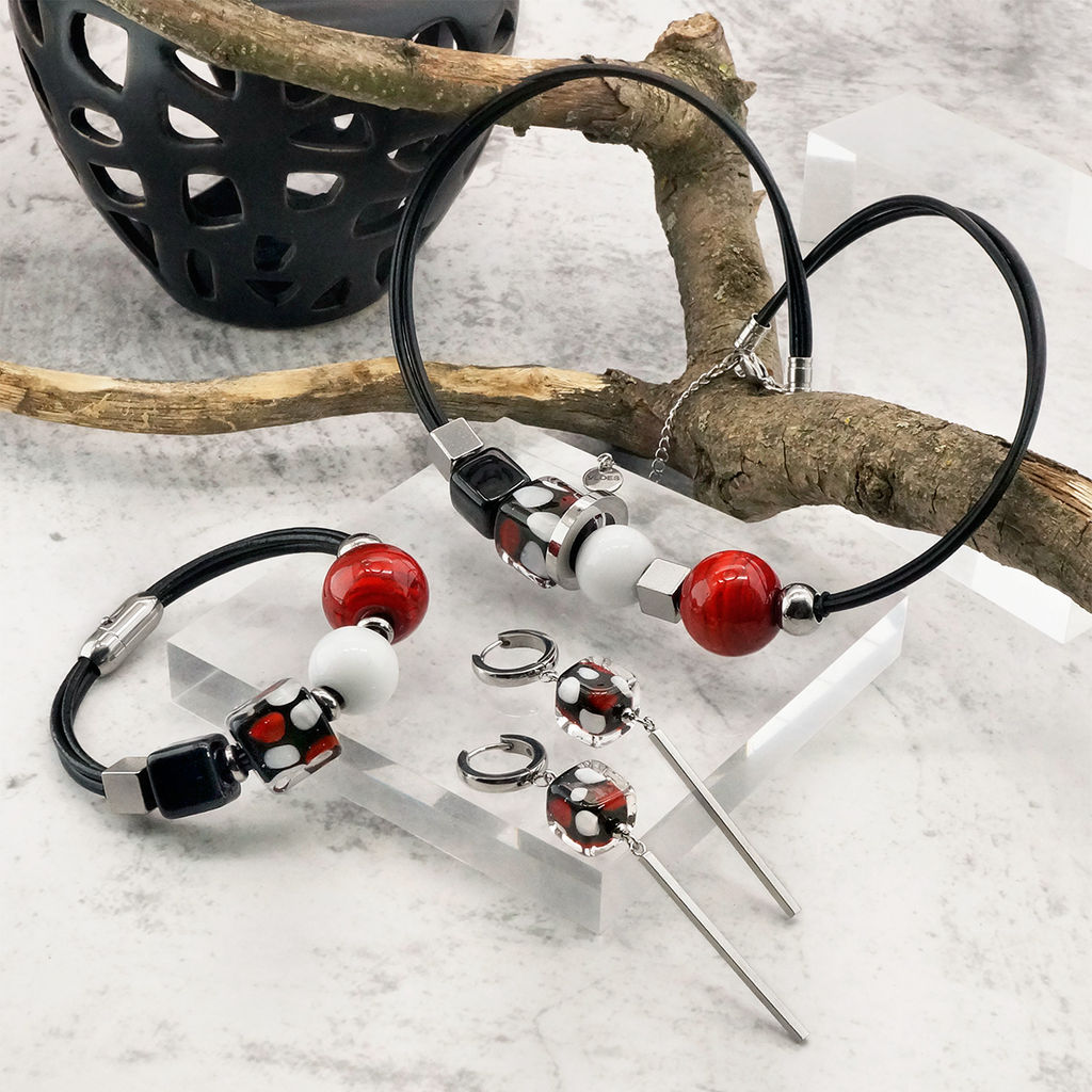 Серьги из муранского стекла EVANESCENT LS3480