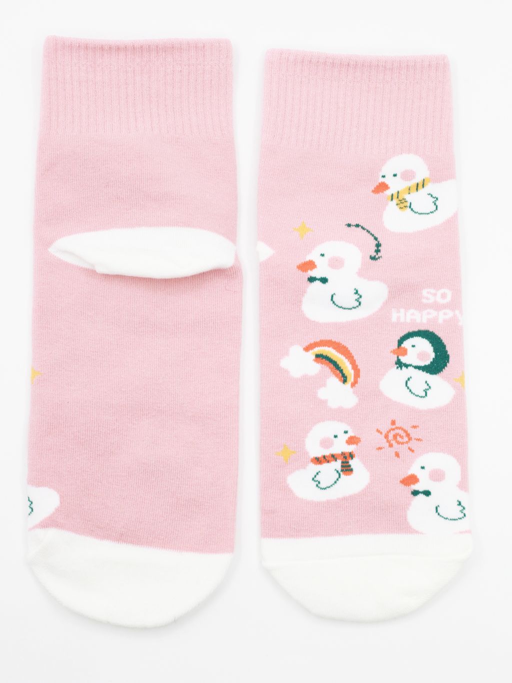 Носки р.35-40 Ducks and Geese Розовые - Krumpy фото 3