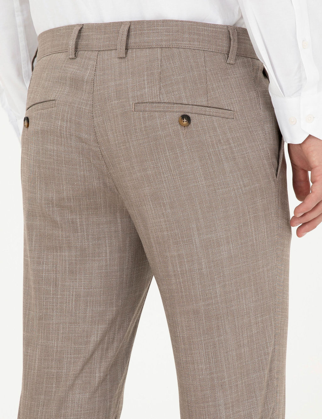 Bej Ex. Slim Fit Kuma_ Pantolon - Pierre cardin фото 6