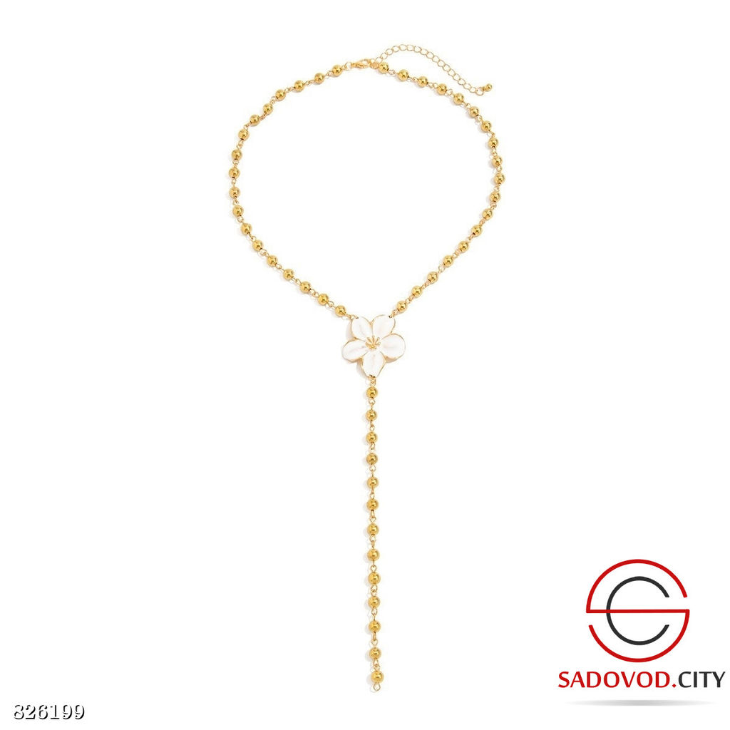 Колье-чокер женский с цветком