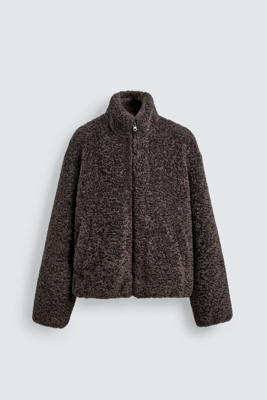 FAUX SHEARLING JACKET - Zara фото 7