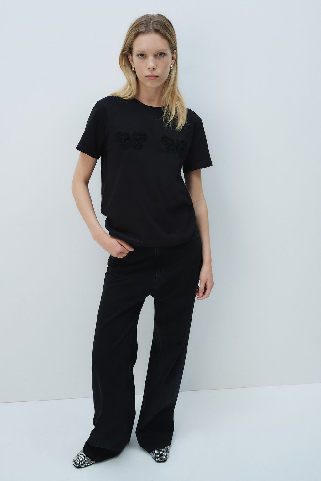 Camiseta con motivo decorativo - H&m фото 2