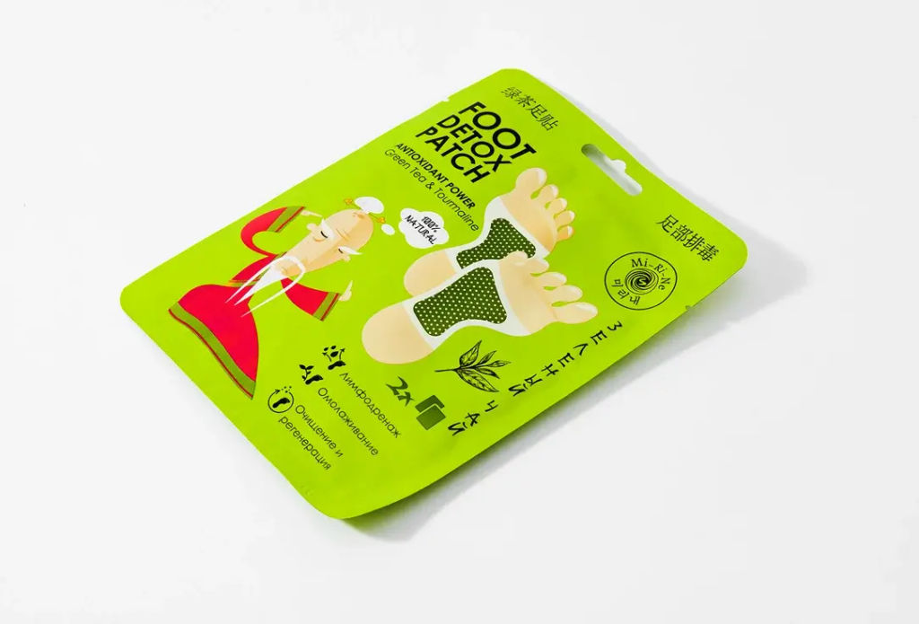 Mi-Ri-Ne ДЕТОКС-ПАТЧИ для ног с зеленым чаем 16г (2 шт.) (Ю.Корея)