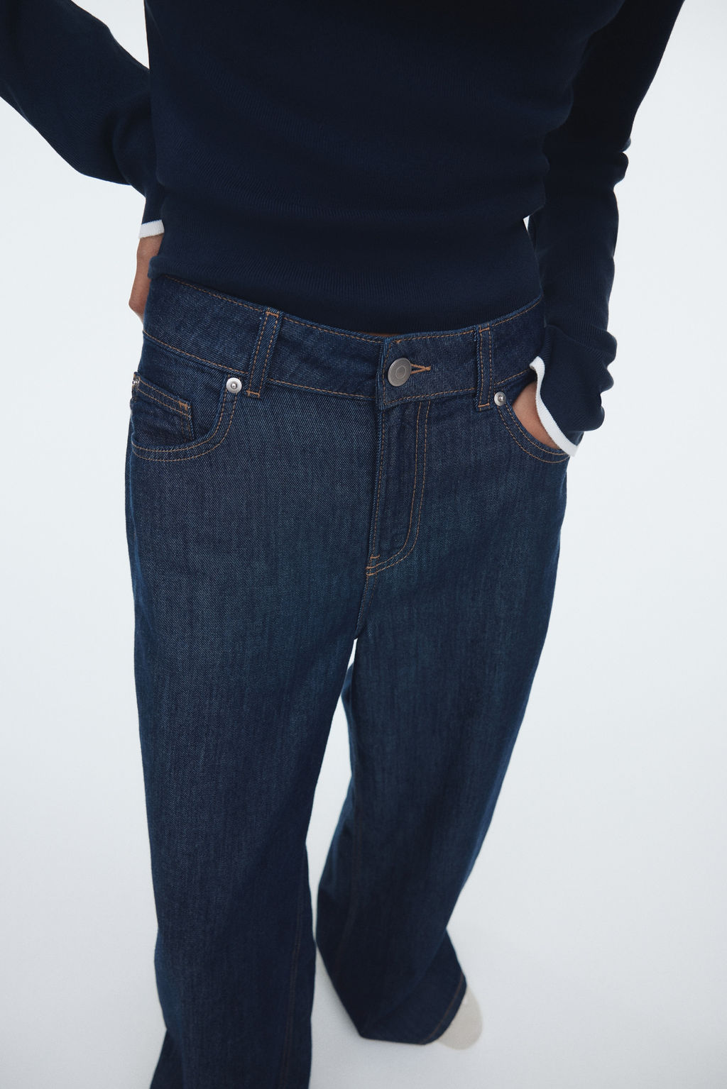 Wide Regular Jeans - H&m фото 9