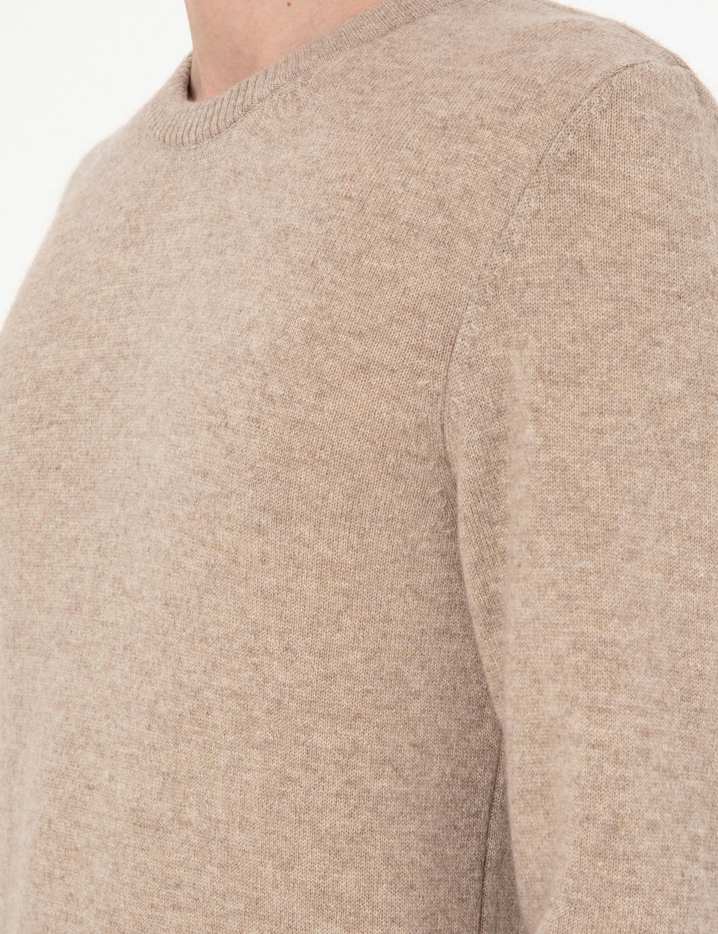 Vizon Melanj Slim Fit Bisiklet Yaka Ka_mir Triko Kazak - Pierre cardin фото 7