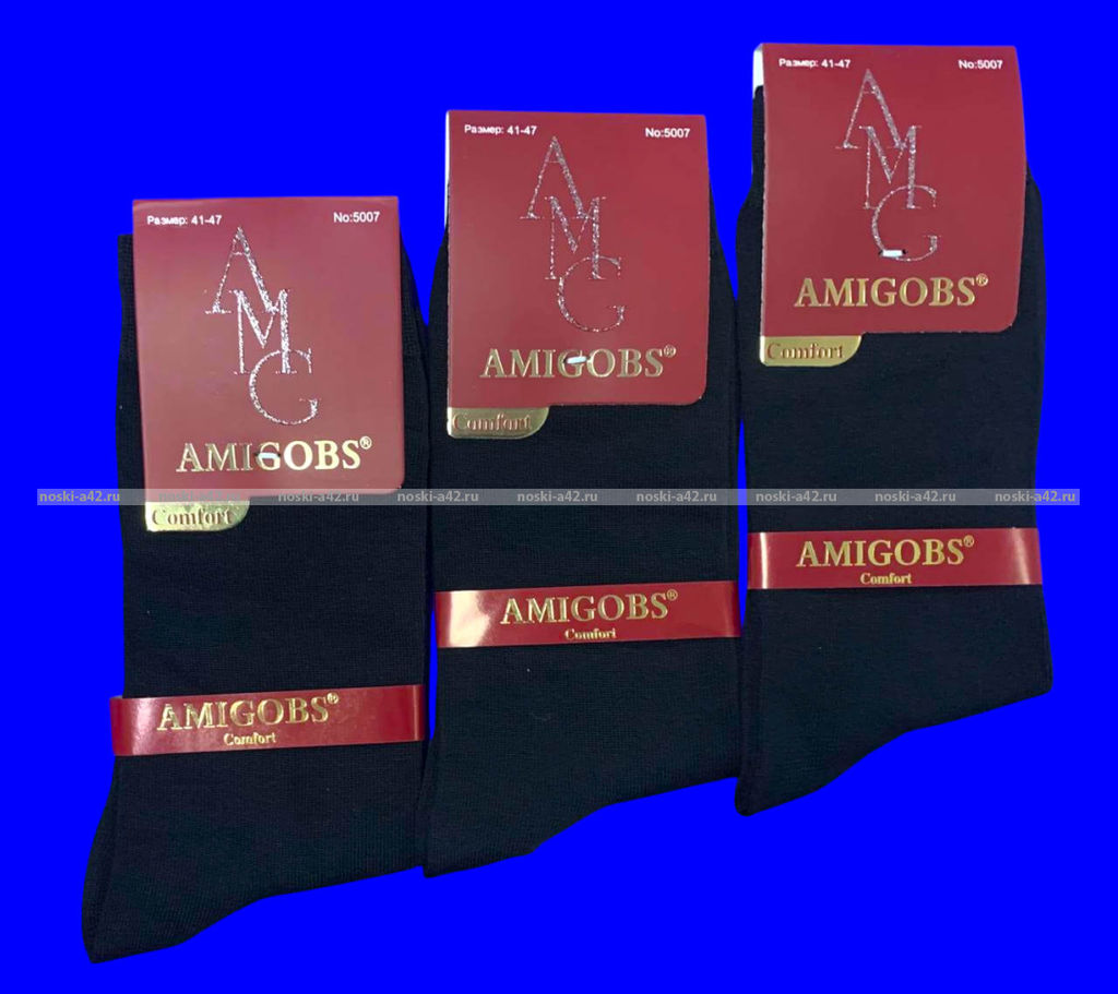 Цена за 12 пар. AMIGOBS носки мужские арт. 5007