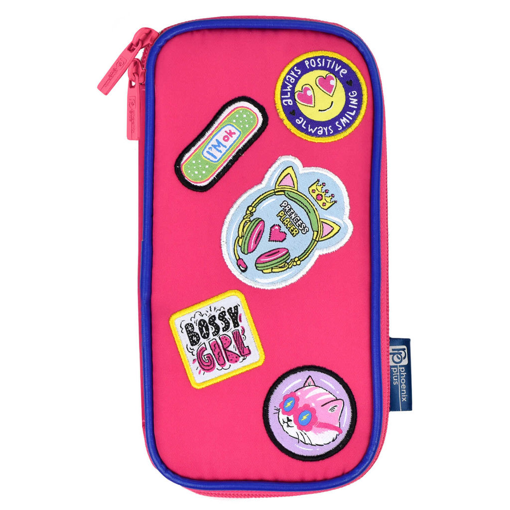 Пенал школьный Феникс+, арт.62349/ 24 НАШИВКИ  фото 2