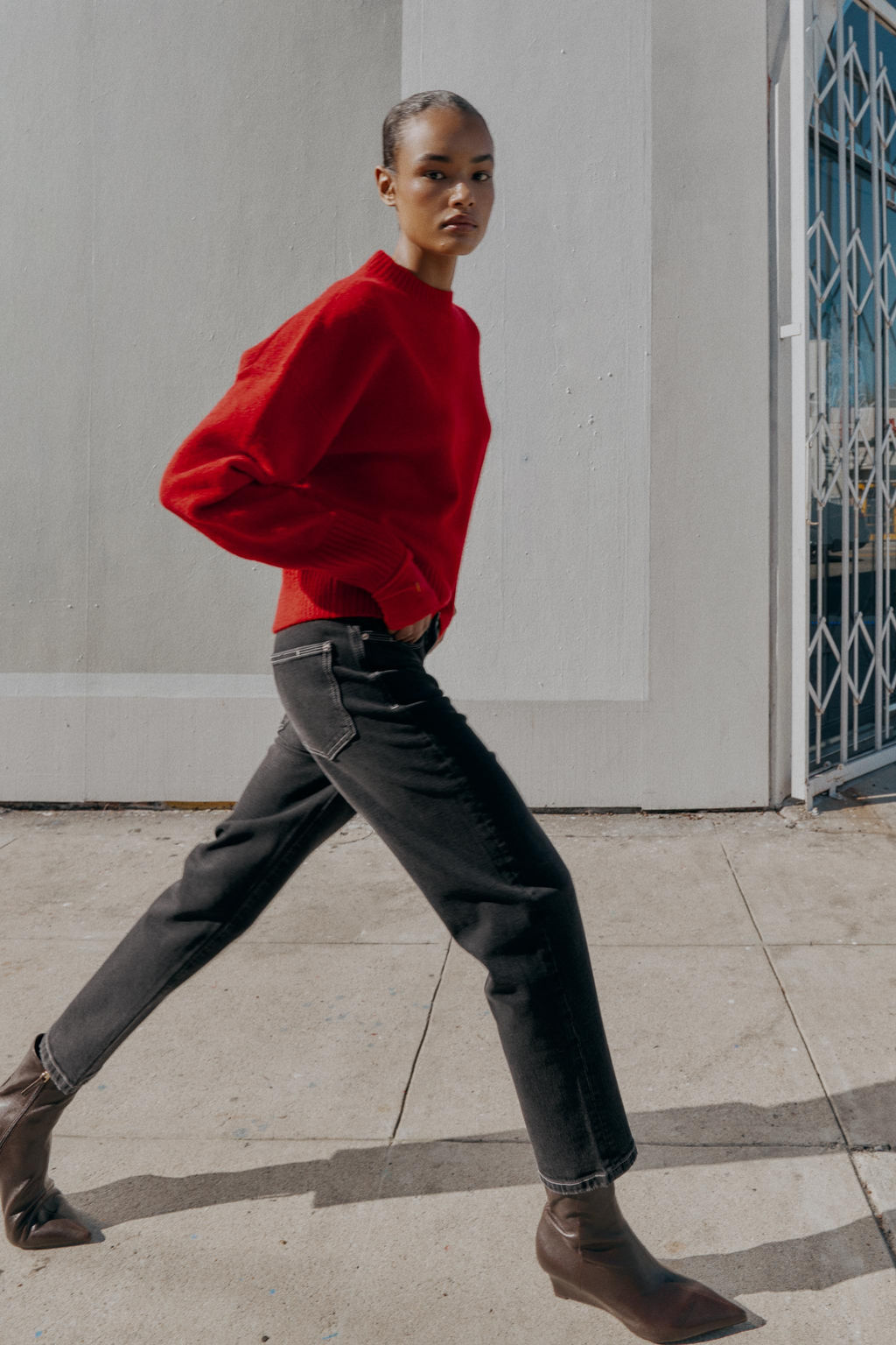 Z.01 HIGH-WAIST MOM FIT JEANS - Zara фото 3