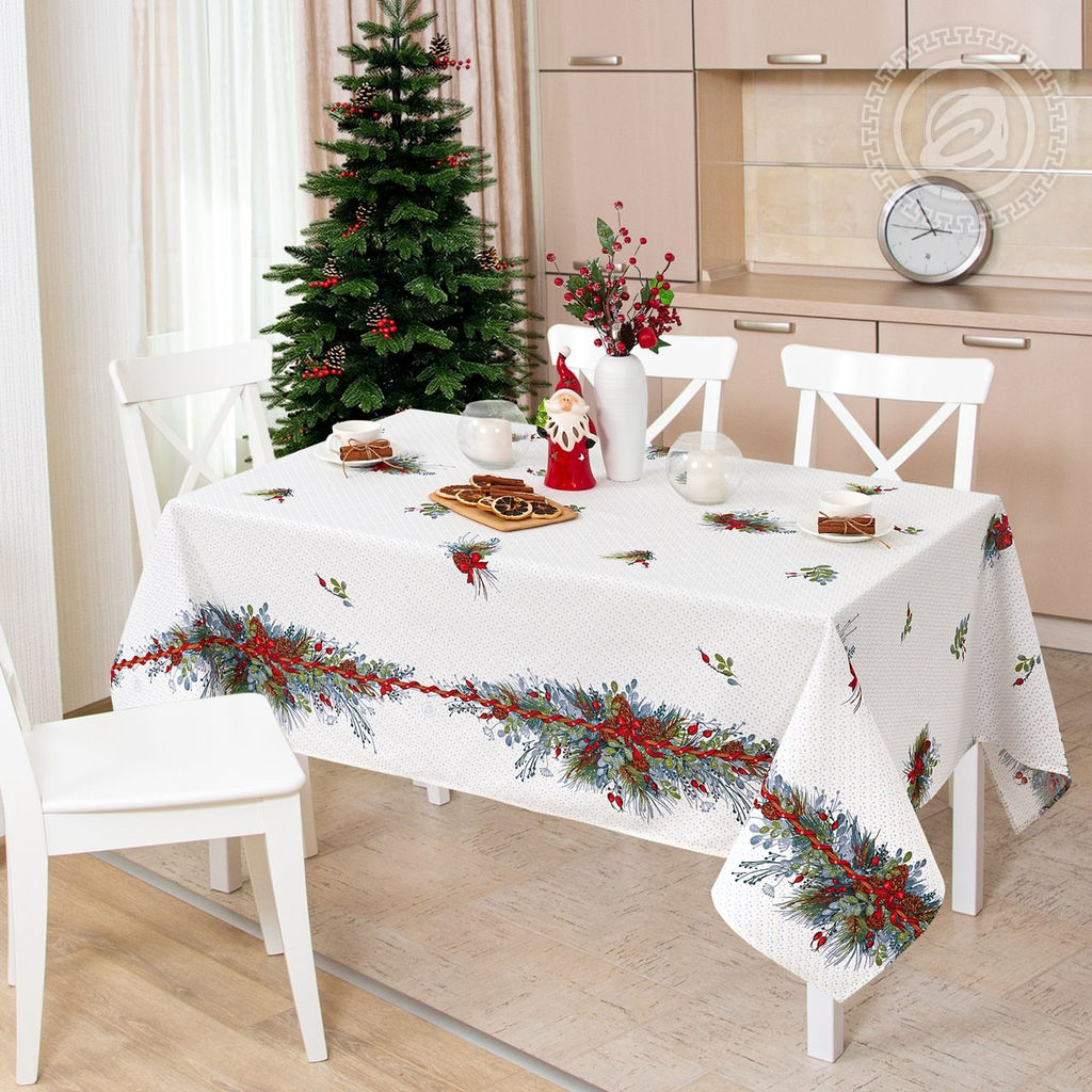 Скатерть из рогожки 120х145