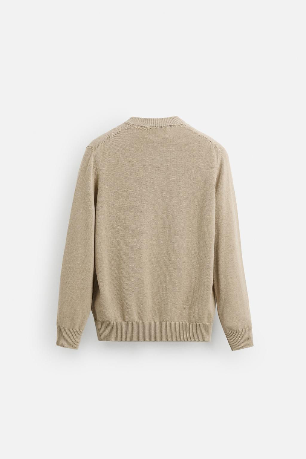 COTTON - LINEN SWEATER - Zara фото 9