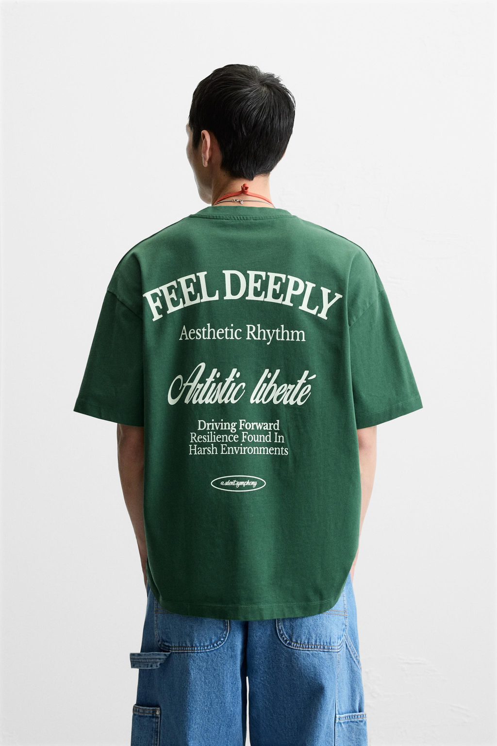 SLOGAN PRINT T-SHIRT - Zara фото 3