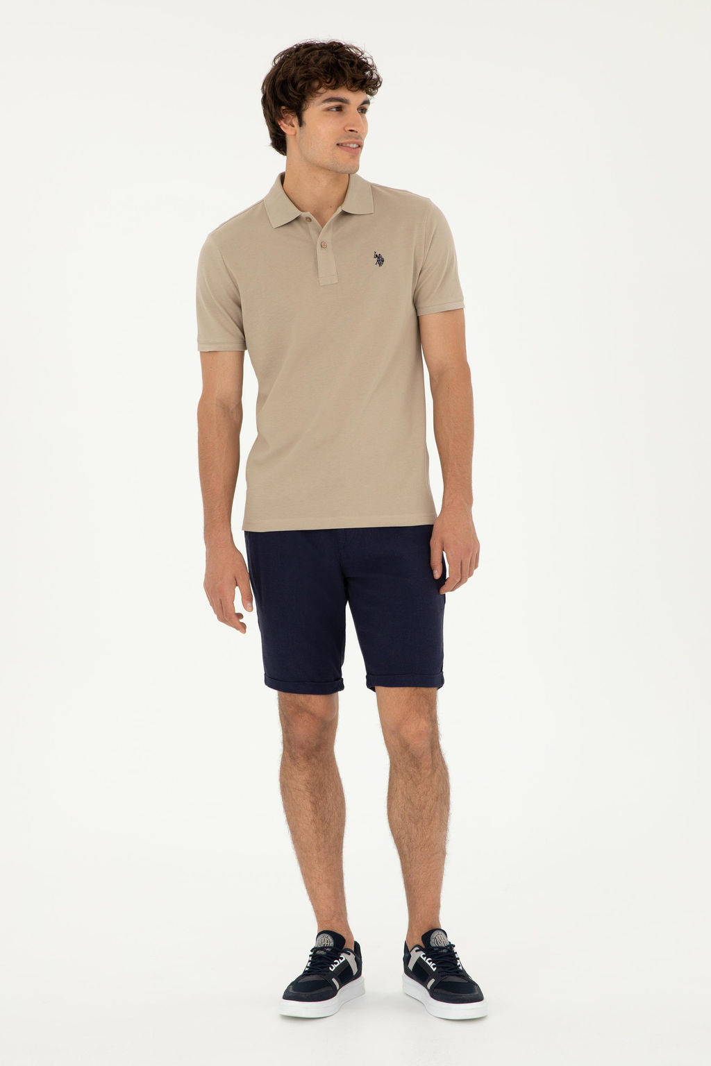 Мужские темно-синие тканые шорты Неожиданная скидка в корзине - U.s. polo assn фото 9
