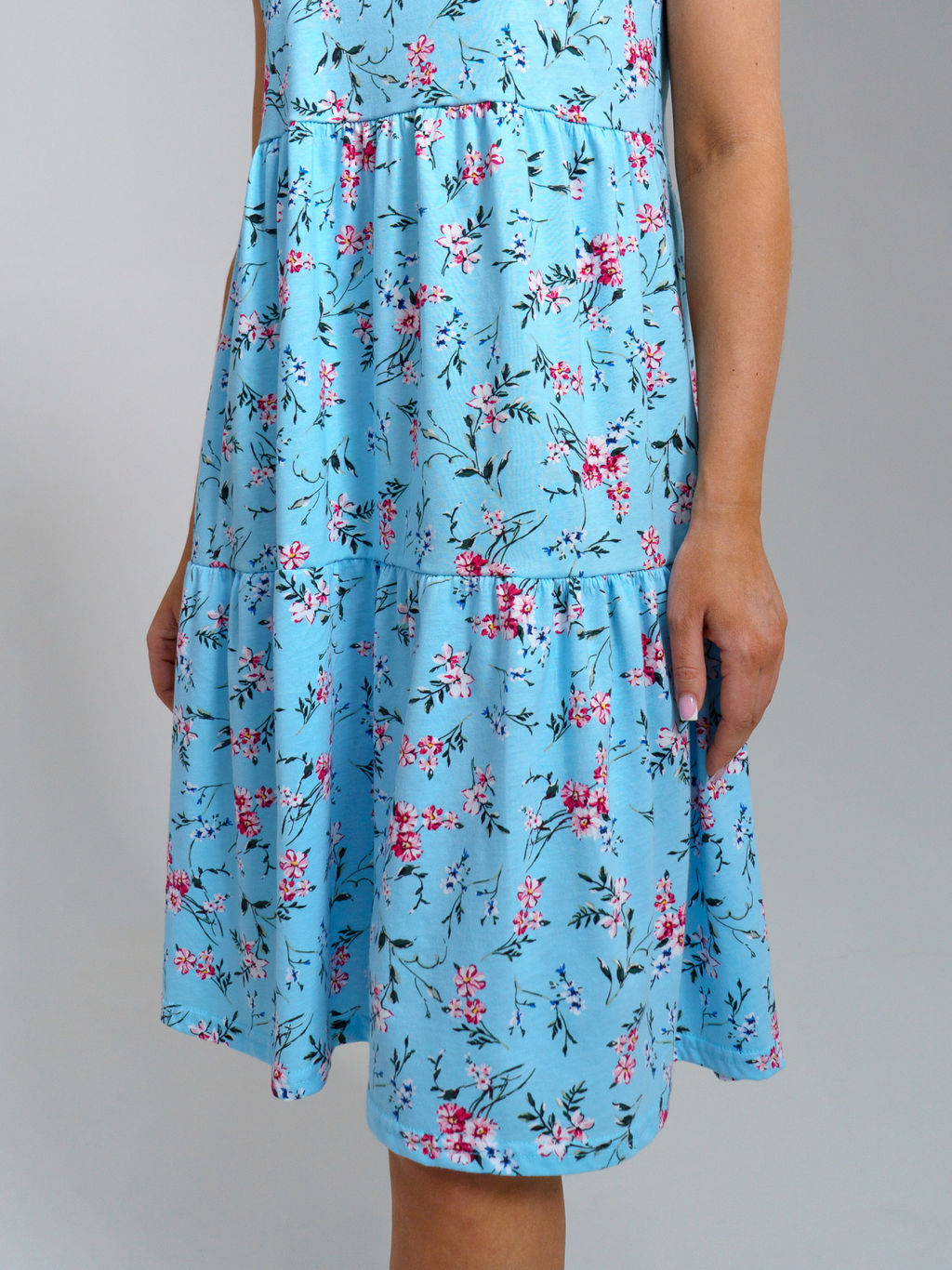 875 Платье "Голубой"