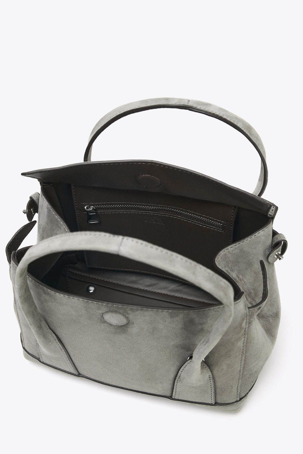 MINI CITY BAG LEATHER - Zara фото 8