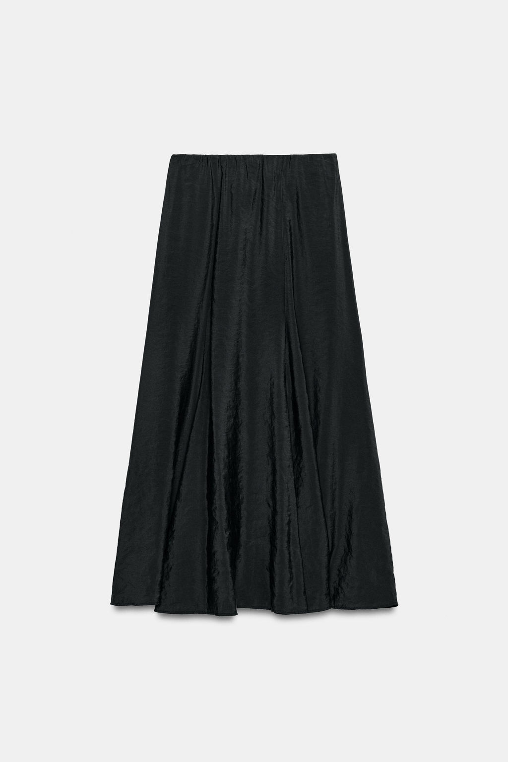 FALDA MIDI FLUIDA / Negro - Zara фото 6