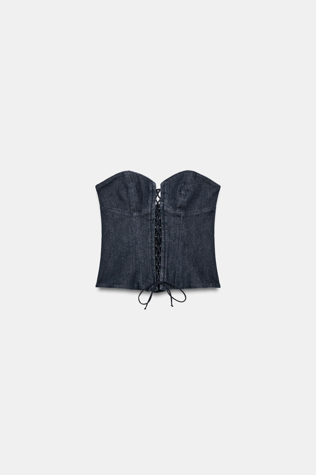 TOP CORSETERO DENIM TRF / ?ndigo oscuro - Zara фото 6