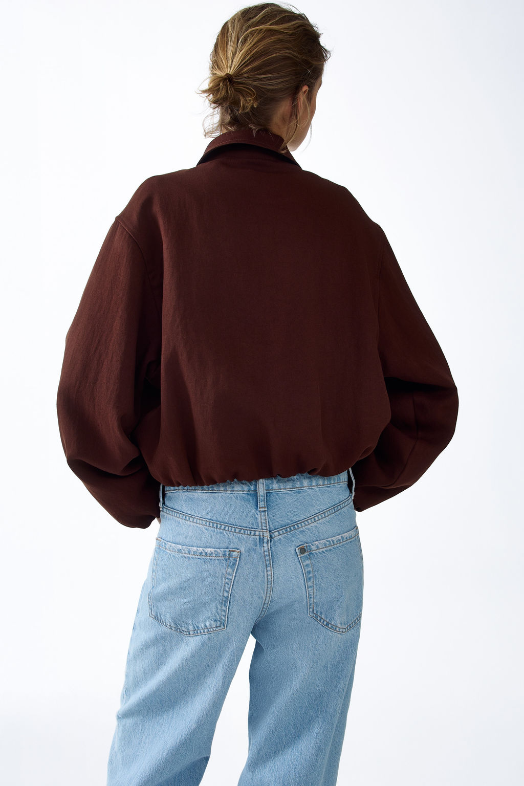 Cazadora oversize con bajo globo - H&m фото 6