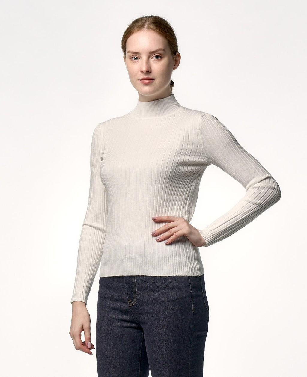 Джемпер YIA 309-428-411, Белый - Bayron фото 3