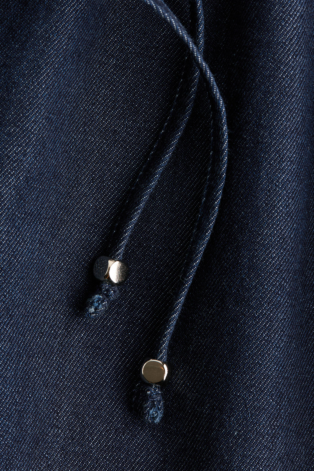 Pantal?n corto en denim con cord?n de ajuste - H&m фото 6