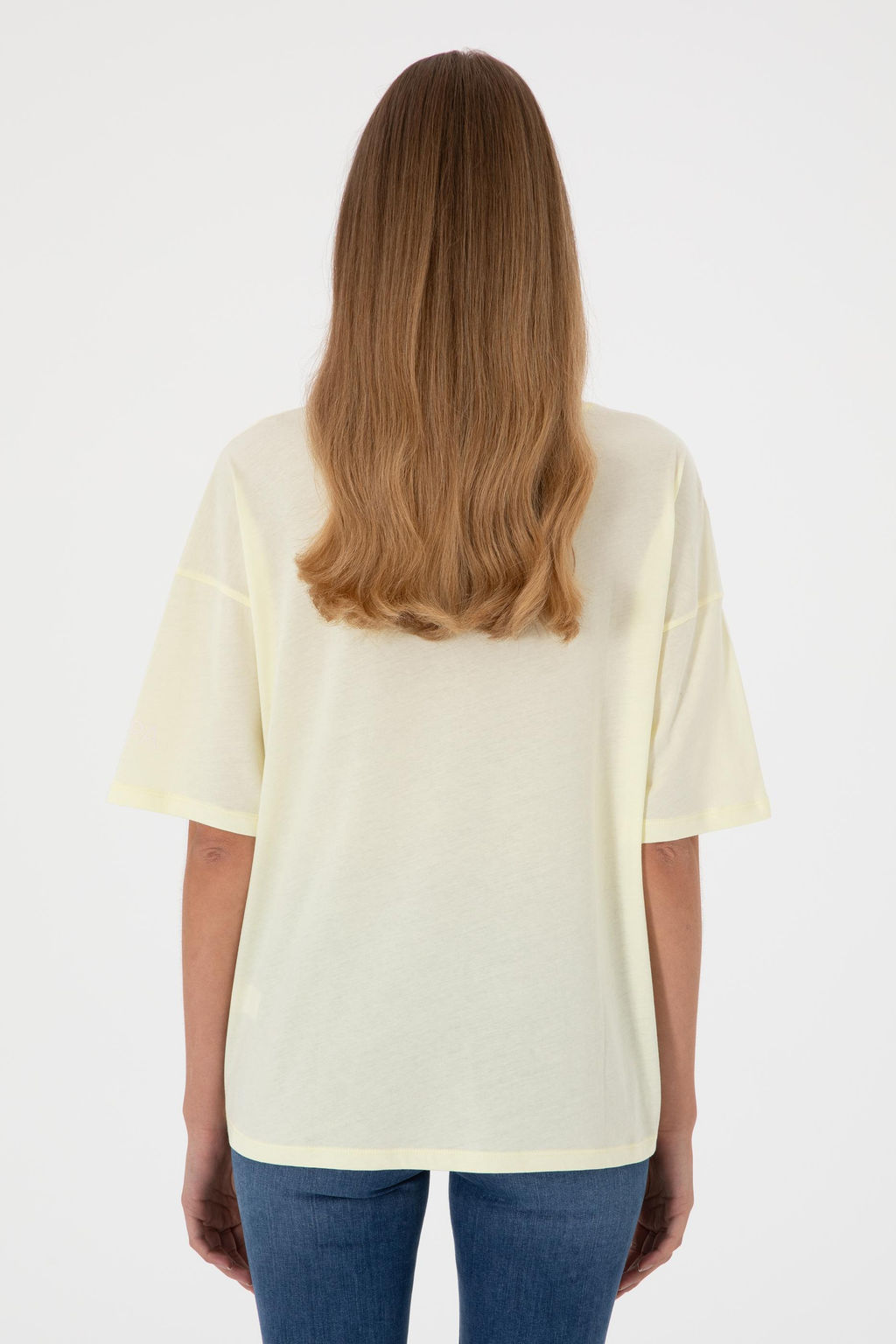 Kad_n Limon Oversize Bisiklet Yaka Ti__rt Sepette S_rpriz _ndirim - U.s. polo assn фото 6