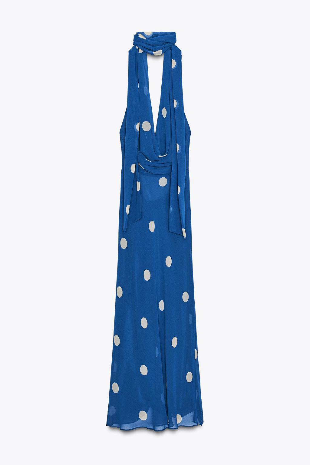 POLKA DOT PRINTED MIDI DRESS - Zara фото 4