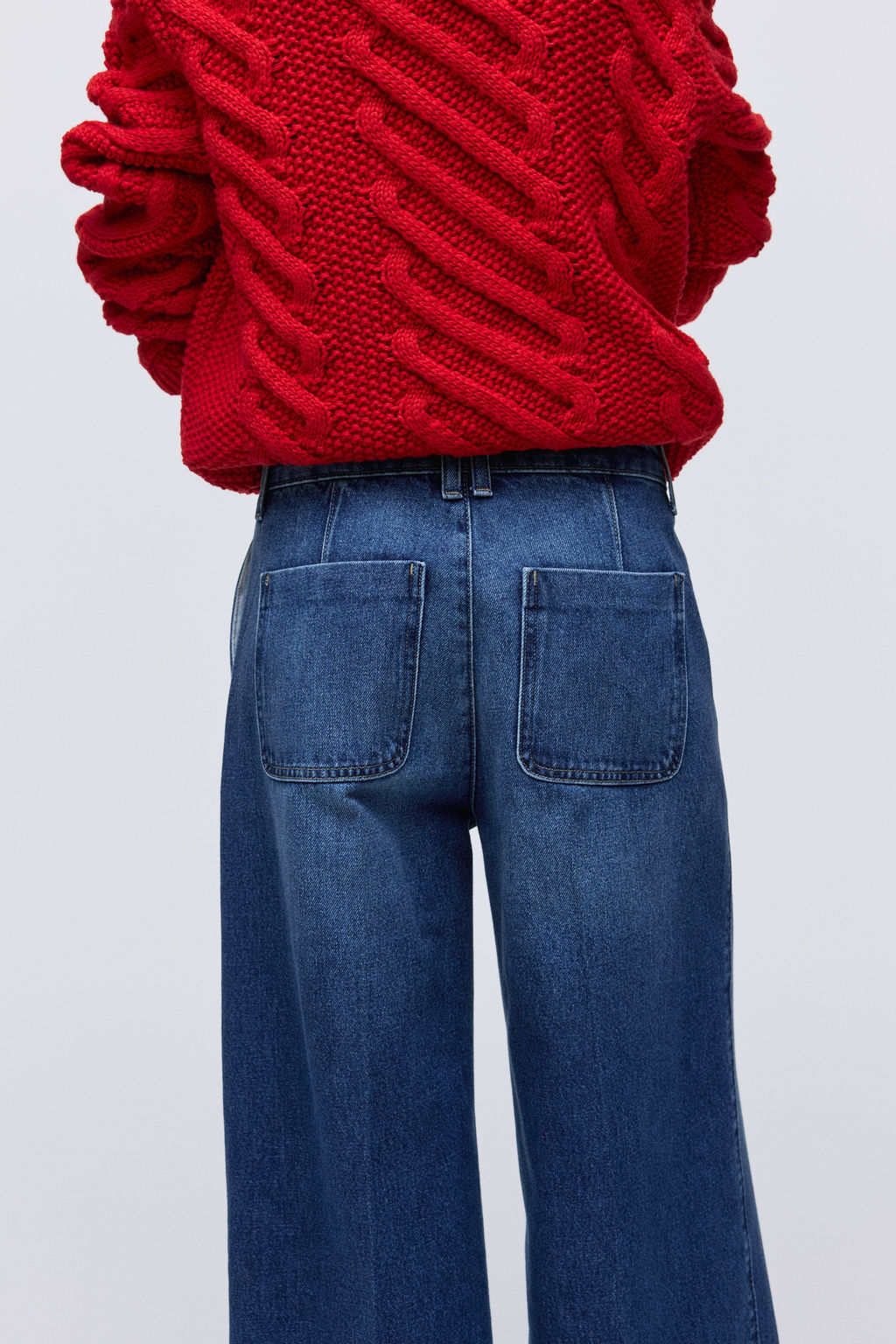 Super Wide High Jeans - H&m фото 6