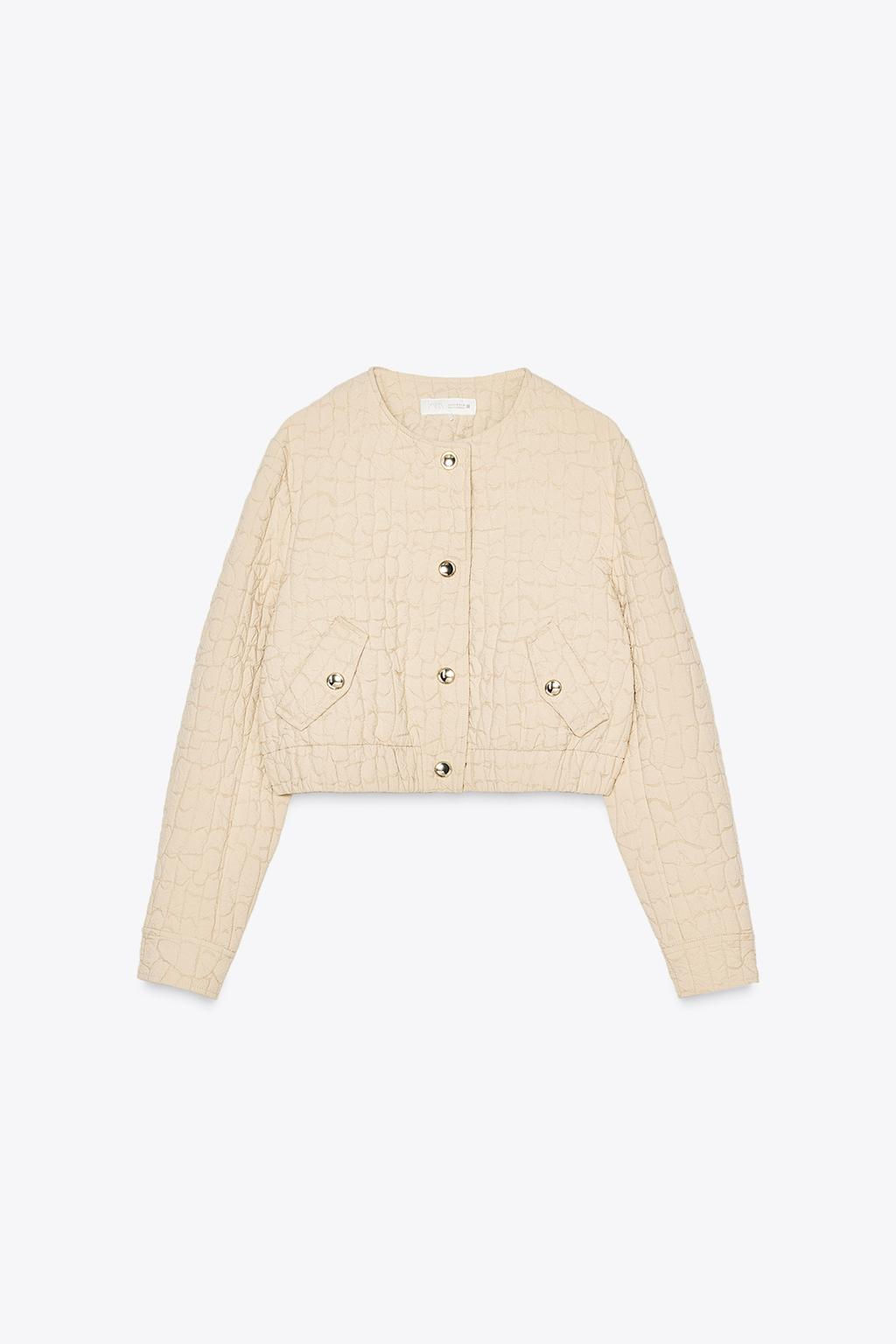 QUILTED BOMBER JACKET - Zara фото 5