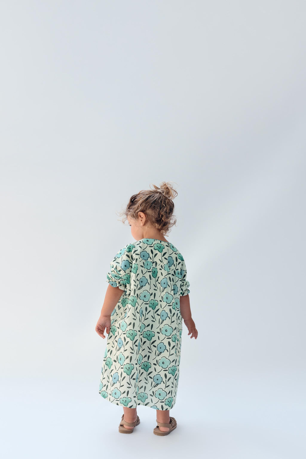 2-14 A?OS/ VESTIDO KAFT?N ESTAMPADO FLORES LIMITED EDITION / Estampado - Zara фото 3