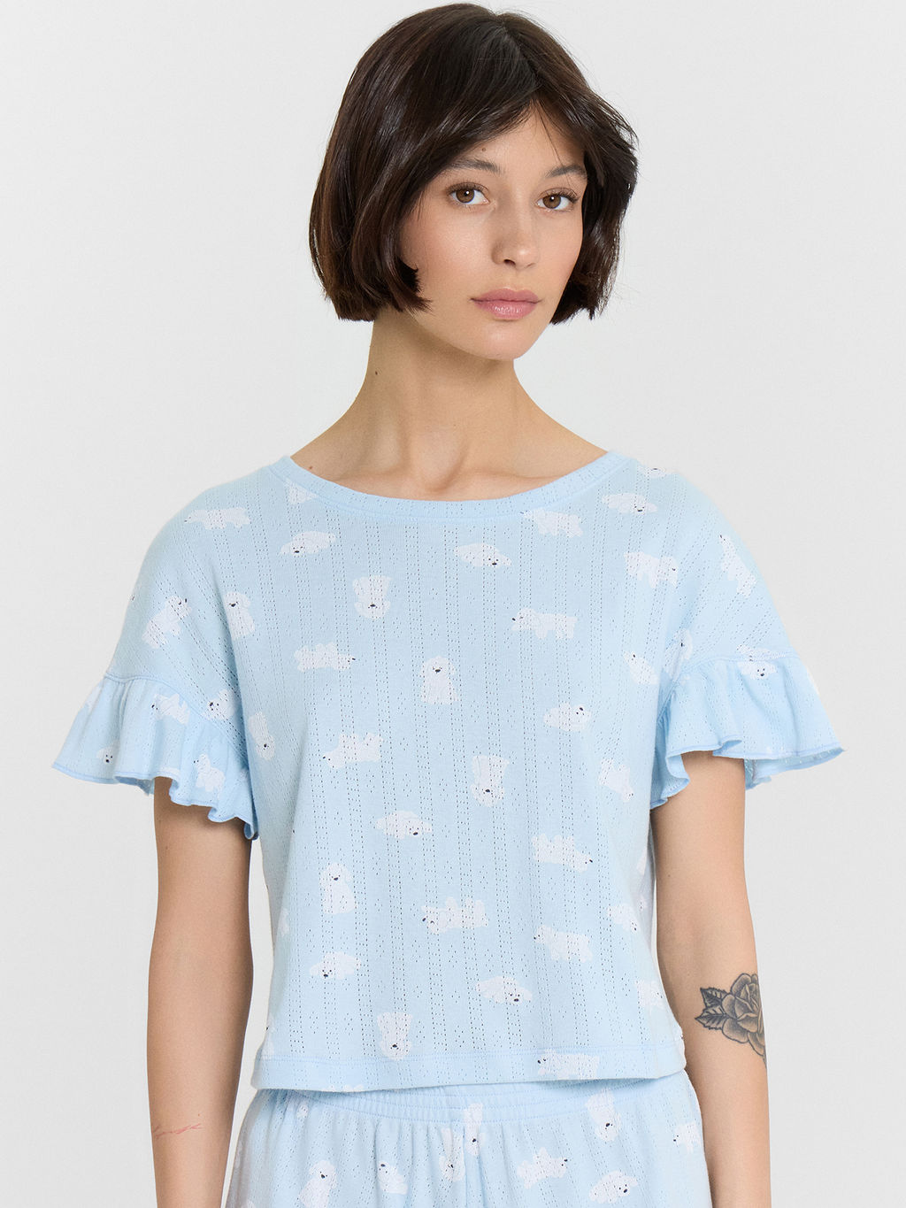 КОМПЛЕКТ ЖЕНСКИЙ (ФУТБОЛКА, ШОРТЫ) - Mark formelle фото 3